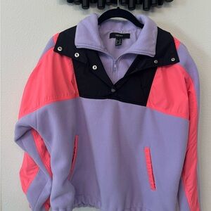 Forever 21 Lavender Fleece Jacket